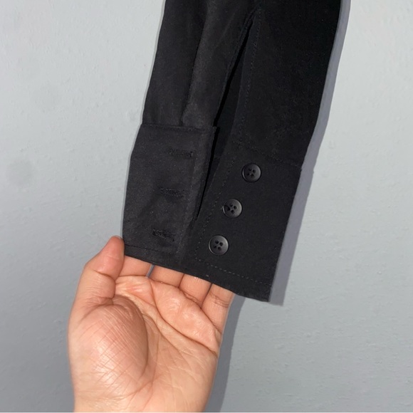 Black collar papania crop top - Picture 4 of 4